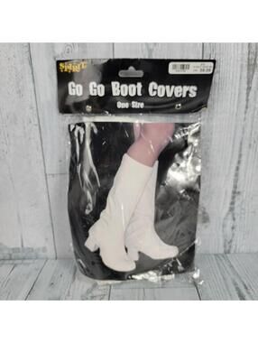 Spirit Halloween, Go Go Boots, White, Costume, One Size - Fabulous!